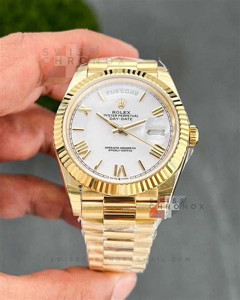 rolex day date 40 18k yellow gold|rolex day date 40 228238.